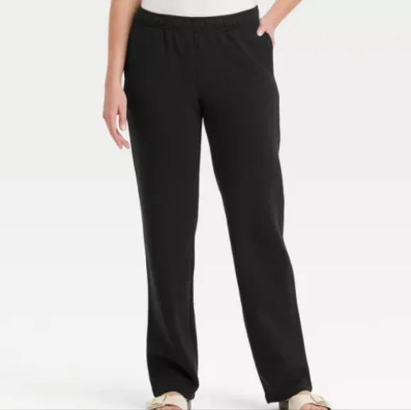 ❄️3/$15 NWT Universal Thread Black Elastic Waist Pants - Picture 3 of 8